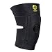 Body Glove 90130 Open Patella Breathable Neoprene Knee Support with Stays and Gpact Pad, Black, Unisize