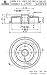 Brembo 21033 Rear Brake Drum