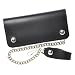 Trucker Wallets | Leather Wallets | Leather Biker Wallets | Biker Wallets | Motorcycle Wallets - Auburn Leather 30-8190 Premium Leather Biker Wallet with 7 1/2" Chain
