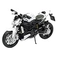 スカイネット 1/12 完成品バイク DUCATI StreetFighter (ホワイト)