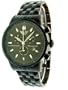 Corvette Men's CR105-MIPB-GRN Swiss ISA Chronograph Stainless Steel Watch