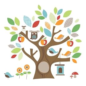 Skip Hop Wall Decals, Treetop Friends: Baby