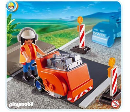Playmobil Asphalt Cutter Construction Set