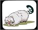 Decorated Mouse Pad with cat, hissing, animal
