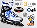 Sports : Hudora joey Semisoft Schlittschuhe mit Tasche blau/weiss T&Uuml;V/GS NEU versch. Gr&ouml;&szlig;en