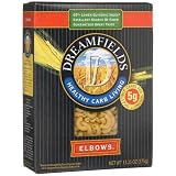 Dreamfields Pasta Healthy Carb Living, Elbow Macaroni, 13.25-Ounce Boxes (Pack of 12)