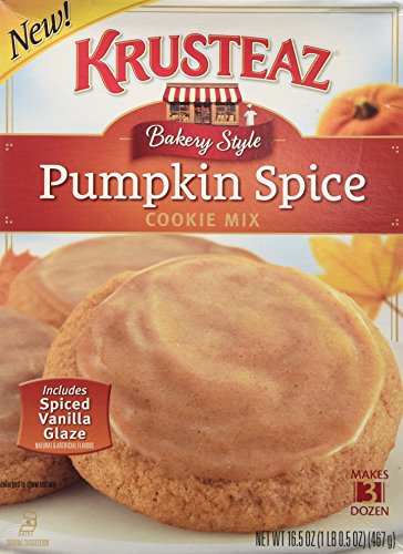 Krusteaz, Bakery Style, Pumpkin Spice Cookie Mix, 16.5oz Box (Pack of 2)