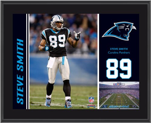 Mounted Memories Carolina Panthers Steve Smith 10.5 x 13 Sublimated Plaque