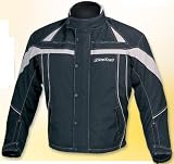 Motorrad Jacke Motorradjacke Jacke Schwarz Grau Gr. XL