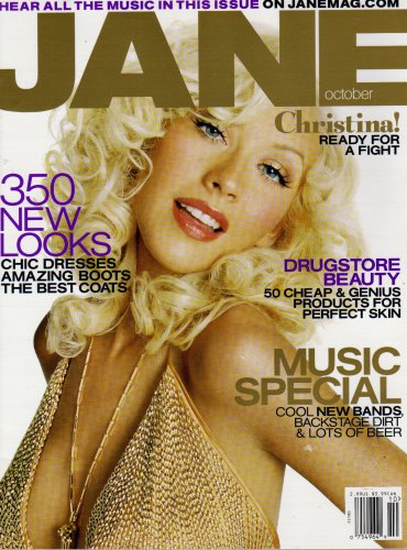 Christina Aguilera Jane Magazine October 2006