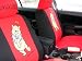 winnie the pooh universal car seat cover - 10pcs full set..red - FREE gift of Non-slip Dash Grip Pad mat