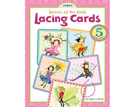 Childrens Toyshop  Toys : Fairies of the Field Lacing Cards