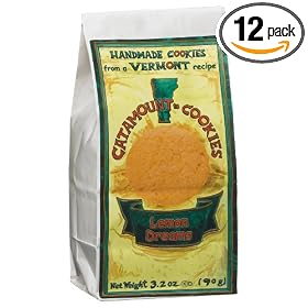 Yohay Bakery Lemon Dreams Catamount Cookies, 3.2-Ounce Bags (Pack of 12)