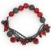 Ruby Hues Conversation Stretch Bracelet
