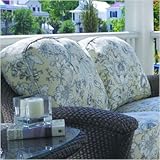 Oxford Love Seat Back Cushion Set Fabric: Paltrow