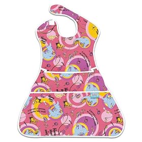 Bumkins Waterproof SuperSized SuperBib - Dr. Seuss Horton Raspberry