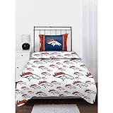 Denver Broncos NFL Twin Sheet Set