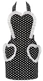 Carolyn's Kitchen - Sweetheart Black Retro Apron