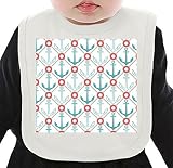 Anchor Print ネクタイを有する有機ビブ Medium