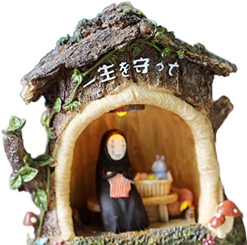 No Face Man Cute Anime Figure Mini Night Light Spirited Away Faceless Ghost Gift