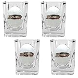 Anaheim Ducks NHL 4pc Square Shot Glass Set