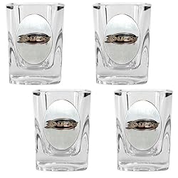 Anaheim Ducks NHL 4pc Square Shot Glass Set by Great American Products