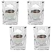 Anaheim Ducks NHL 4pc Square Shot Glass Set by Great American Products