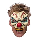 Chinless Evil Clown - Adult Vinyl Chinless Mask