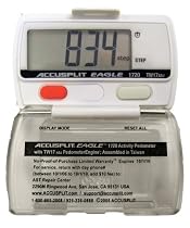 ACCUSPLIT Eagle AE1720WPR Steps Pedometer with Auto Activity Timer and 3 Step Delay