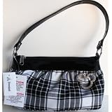 Disney MICKEY Black Plaid PURSE BAG Metallic Girl