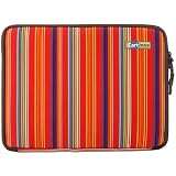 8 - 10.1 inch Red Cardinal Stripes Netbook Notebook Laptop Sleeve Bag Carrying Case for iPad, Acer, ASUS, Dell, HP
