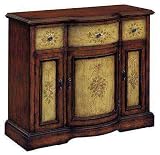 Review Furniture On The Web  / 3 Door 3 Drawer Buffet In Cream And Chestnut Brown