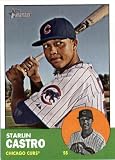 2012 Topps Heritage 193 Starlin Castro - Chicago Cubs (ENCASED MLB Trading Card)