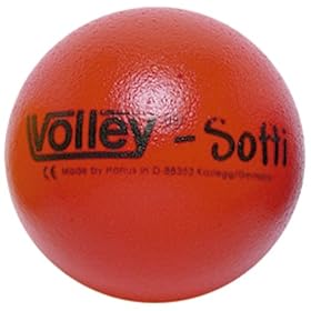 【クリックで詳細表示】ボリー (Volley) しわくちゃボール 150mm 赤 VO1500-R