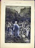 TUNISIA WAR KHROUMIRS MARABOUT FRENCH PRINT 1881