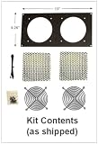 Fan Bracket 120mm Kit for (2 Hole / Bare Kit ) Multimedia Cabinet Cooling / Home Theaters