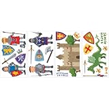 RoomMates RMK1267SCS Dragon Hunter Peel and Stick Wall Decal