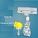 6 Pack Clear POP Adjustable Clip 360 Degree Rotating Clip Retail Sign Holder