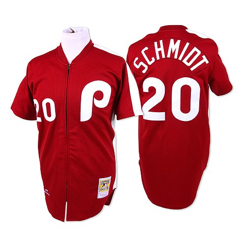 Philadelphia Phillies Authentic 1979 Mike Schmidt Alternate Jersey W/Tour Of Japan Patch By Mitchell & Ness Xx Large