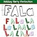 Celebrational SALE Christmas Cookie Cutters: Sing Fa La La in Cookies! Holiday Letter Set Shapes: F, A, L, A. Heavy Duty Stainless Steel, 4 Piece