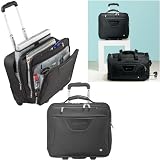 Wenger Deluxe Wheeled Compu-Case Black 9350-90BK