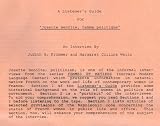 A Listener s Guide for: Josette Benoite, femme politique (An interview By Judith G. Frommer and Maggaret Collins Weitz)