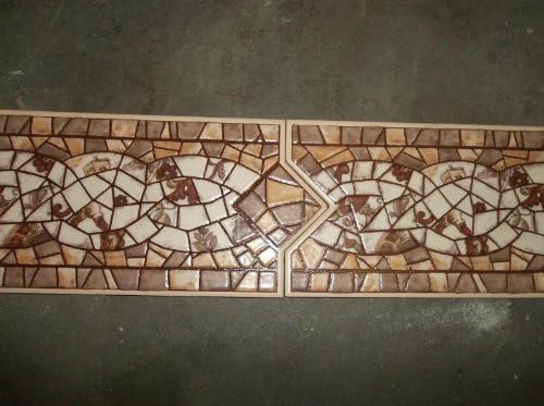Ceramic Tile Trim Interlocking Border of Spain Decorative Wall Roca Single Piece