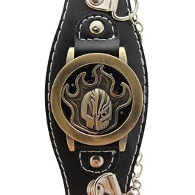 OriginalFire Skull Metal Case Smoking Human Skeleton Black WatchesSport Watches