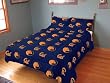 California Golden Bears Bed Comforter Set (2 Sided Rotary Print) NCAA