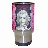 Travel Coffee Drink Mug of Marilyn Monroe Bequia Stamp - Grenadines of St. Vincent (Andy Warhol)