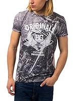 BIAGGIO Camiseta Manga Corta (Gris Oscuro)