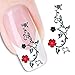 Nail Art Water Butterfly Water Nail Art Decal / Tattoo / Sticker