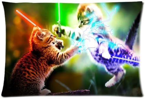 1Croninoutlet shop Bright Two cat Fights design Pillow Cases Cushion Covers 20x30inch , one side