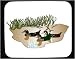 Mouse Pad with ankdamm, domestic, ducks, fowl, barnyard, poultry, livestock, avian, grass, waterfowl, animal, pond, swimming